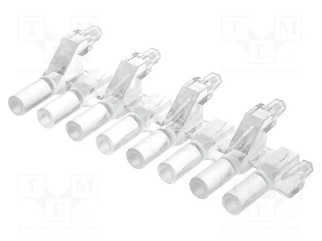 Fiber for LED; Ø3mm; L: 15mm; No.of mod: 8; round; Front: flat MENTOR 1272.1018
