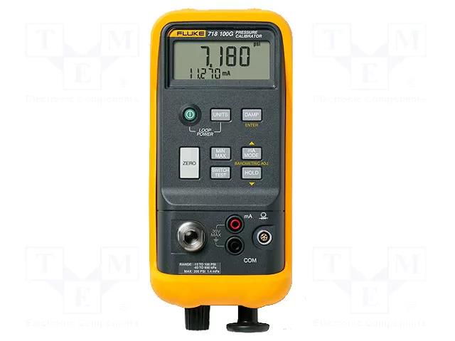 Meter: calibrator; pressure; Overpressure: 5x full range FLUKE FLK-718-100G