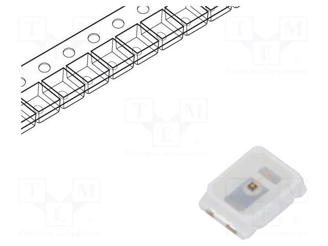 LED; orange; SMD; 2216,PLCC2; 170÷430mcd; 1.8÷2.4VDC; 120°; 20mA REFOND RF-AURI16TS-ED