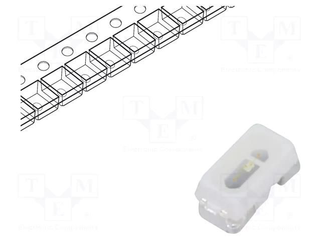 LED; green; SMD; 3014,PLCC2; 1000÷2300mcd; 2.8÷3.5VDC; 120°; 20mA REFOND RF-GNRC13TS-CF