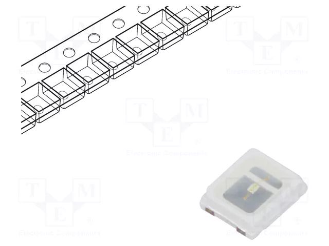 LED; green; SMD; 2835,PLCC2; 16÷24lm; 2.9÷3.5VDC; 2.8x3.5x0.8mm REFOND RF-GNRI35TS-CK-N