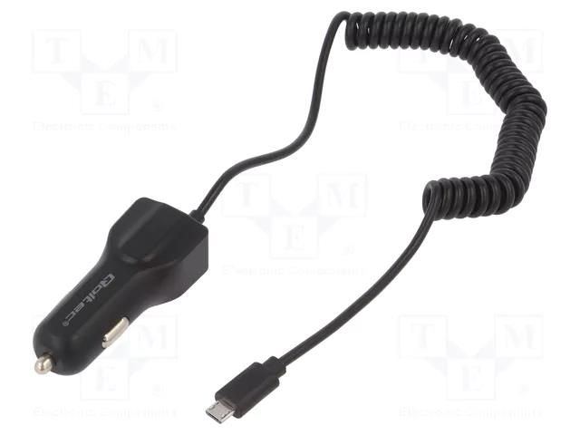 USB power supply; USB A socket,USB micro plug; 5V/3.4A QOLTEC QOLTEC-50143