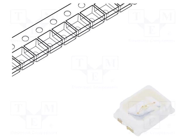 LED; green; SMD; 2216,PLCC2; 900÷2300mcd; 2.8÷3.5VDC; 120°; 20mA REFOND RF-GNRI16TS-CF