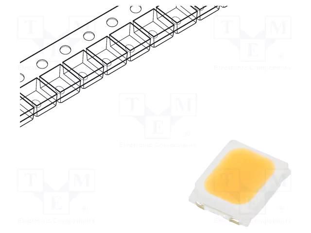 LED; SMD; 2835,PLCC2; white warm; 12÷18lm; 2568-2753K; 95; 120° REFOND RF-W27QI35DS-EF-N