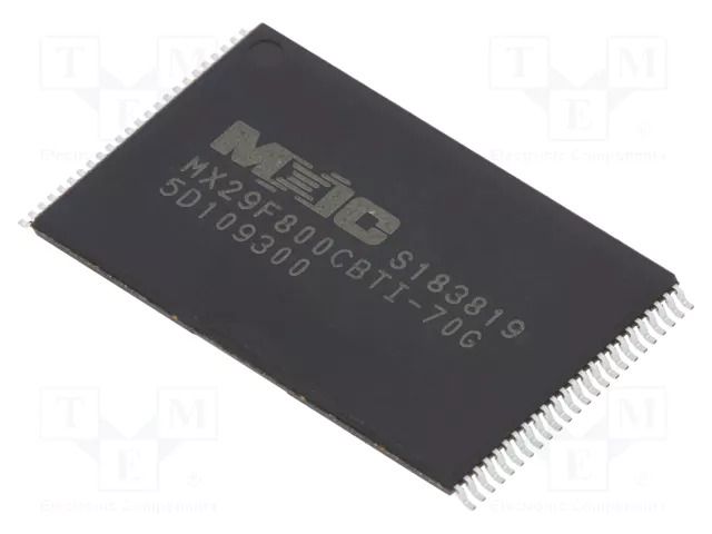 IC: FLASH memory; 8MbFLASH; 70ns; TSOP48 II; parallel MACRONIX INTERNATIONAL MX29F800CBTI-70G