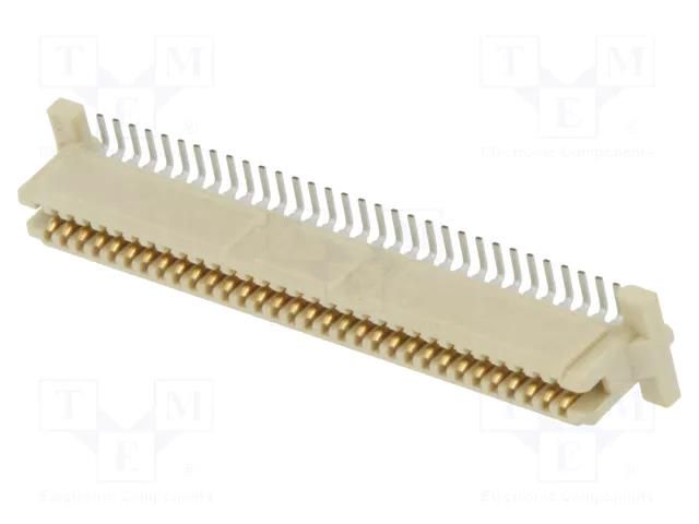 Connector: PCB to PCB; PIN: 64; 1mm; -55÷85°C; 1A; gold-plated; SMT MOLEX MX-71439-0164