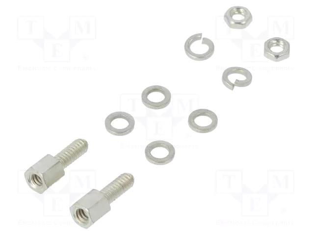 Threaded head screw; UNC 4-40; Spanner: 4.5mm; Thread len: 7.92mm MOLEX MX-172704-0093