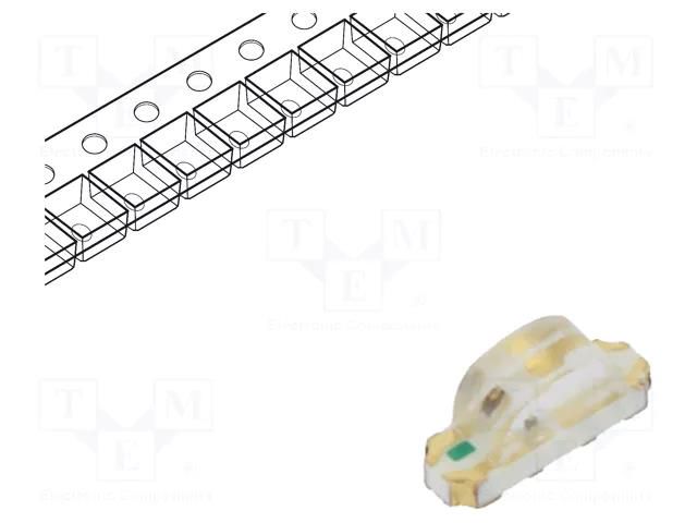 LED; yellow/green; SMD; 1204; 3.2x1x1.48mm; 140°; 20mA REFOND RF-P3S115TS-B49