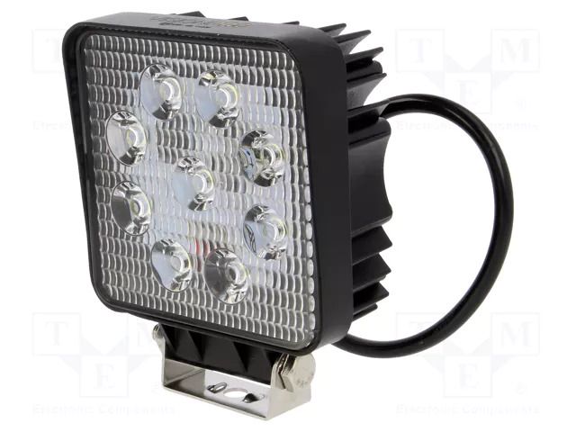 Lamp: working; 27W; 10÷30VDC; 6500K; IP67; Light source: LED x9 ELTA EB8004