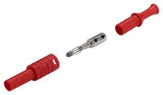 4MM BANANA PLUG, 36A, RED CT2989-S-2