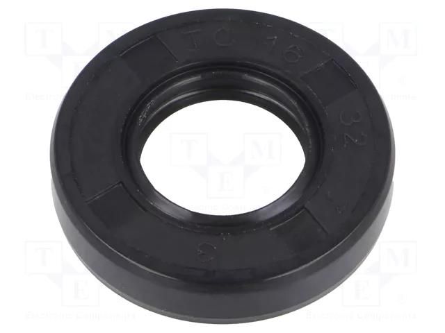 Oil seal; NBR caoutchouc; Thk: 7mm; -40÷100°C; Shore hardness: 70 ORING USZCZELNIENIA TECHNICZNE S-16X32X7-AOTC-N