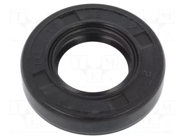 Oil seal; NBR caoutchouc; Thk: 7mm; -40÷100°C; Shore hardness: 70 ORING USZCZELNIENIA TECHNICZNE S-17X32X7-AOTC-N