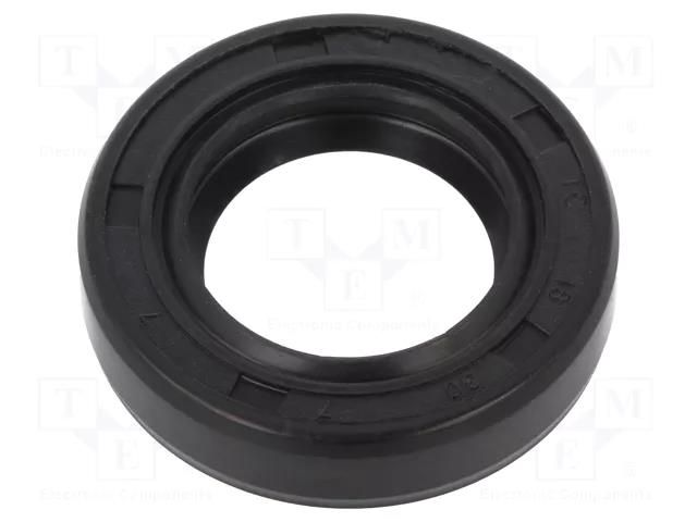 Oil seal; NBR caoutchouc; Thk: 7mm; -40÷100°C; Shore hardness: 70 ORING USZCZELNIENIA TECHNICZNE S-18X30X7-AOTC-N