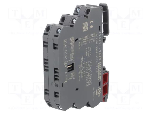 Converter: analog signals; for DIN rail mounting; IP20; -25÷60°C LÜTZE 750517