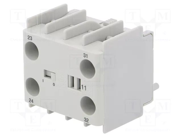 Auxiliary contacts; Leads: screw terminals; front; CI 5 DANFOSS 037H3514