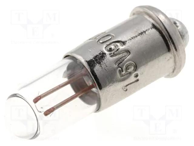 Filament lamp: Midget; SUB-MIDGET; 1.5VDC; 90mA; Ø: 4.8mm; L: 16mm BRIGHTMASTER LAMP-1580