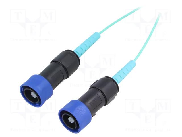 Fiber patch cord; PIN: 1; multi mode simplex (MM); bayonet; 10m BULGIN PXF4054CAB