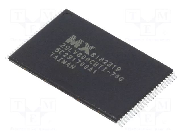 IC: FLASH memory; 8MbFLASH; 70ns; TSOP48; parallel MACRONIX INTERNATIONAL MX29LV800CBTI-70G