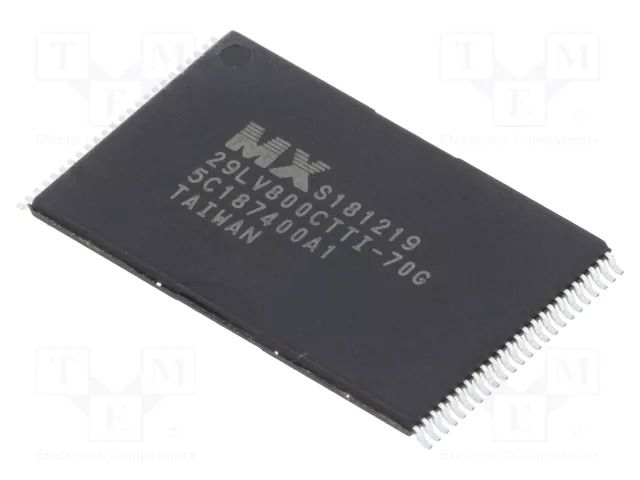 IC: FLASH memory; 8MbFLASH; 70ns; TSOP48; parallel MACRONIX INTERNATIONAL MX29LV800CTTI-70G
