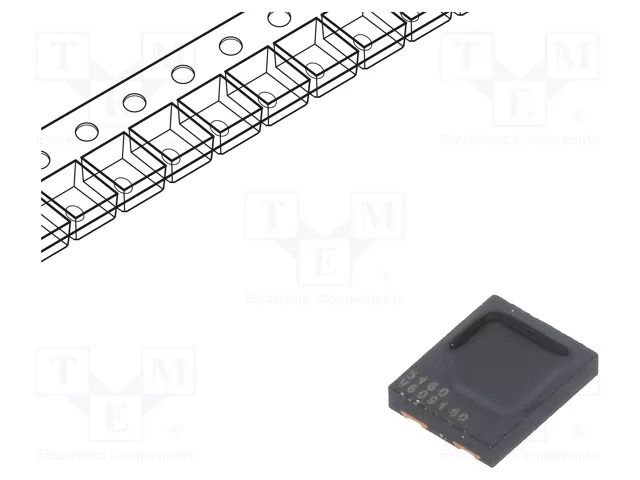PIN photodiode; SMD; 840nm; 700÷1070nm; 65°; flat; black VISHAY VEMD5160X01