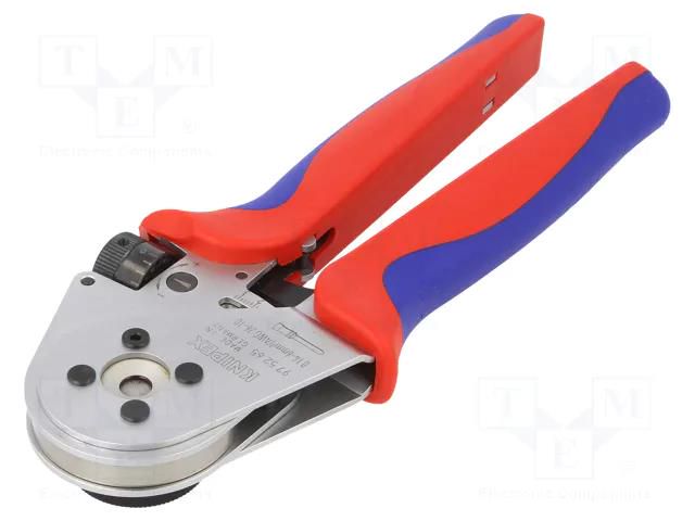 Tool: for crimping; contacts; 0.14÷6mm2; Die shape: square KNIPEX KNP.975265