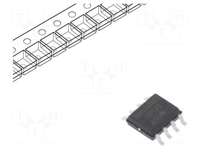 IC: FLASH memory; 4MbFLASH; SPI / RapidS; 85MHz; 2.3÷3.6V; SO8 RENESAS AT25PE40-SSHNT