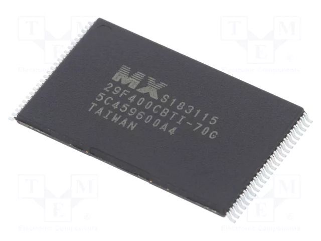 IC: FLASH memory; 4MbFLASH; 70ns; TSOP48; parallel MACRONIX INTERNATIONAL MX29F400CBTI-70G