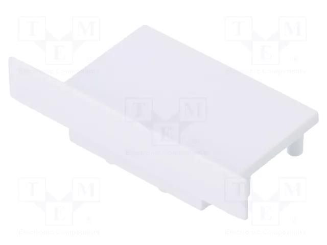 Cap for LED profiles; white; 2pcs; ABS; VARIO30-07 TOPMET TOP-V4930001