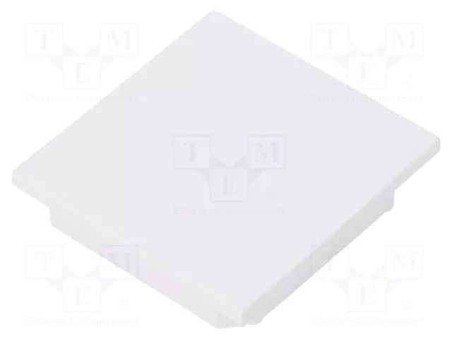 Cap for LED profiles; white; 2pcs; ABS; Kind of shutter: A TOPMET TOP-V4940001