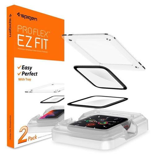 Spigen ProFlex EZ Fit Hybrid Glass for Apple Watch 4/5/6/SE (44mm), Spigen 8809710751231 8809710751231