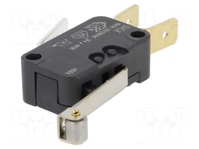 Microswitch SNAP ACTION; 16A/250VAC; with lever (with roller) ZF D459-V3RD