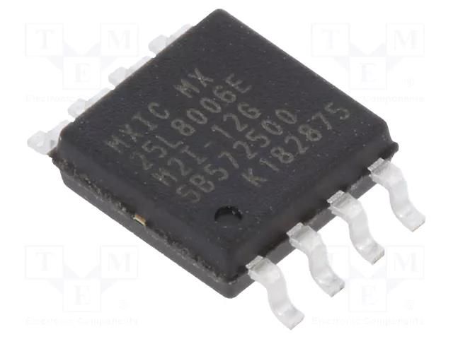 IC: FLASH memory; 8MbFLASH; SPI; 86MHz; 2.7÷3.6V; SOP8; serial MACRONIX INTERNATIONAL MX25L8006EM2I-12G