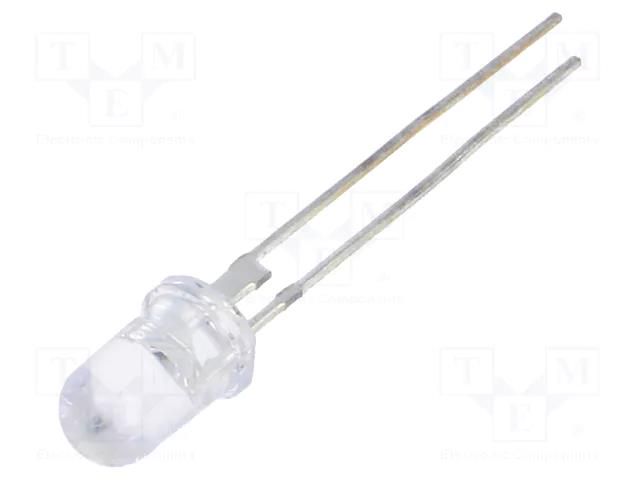 LED; red; 5mm; 80000÷100000mcd; 15°; Front: convex; 1.8÷2.5VDC OPTOSUPPLY OS5RKA5111P-T