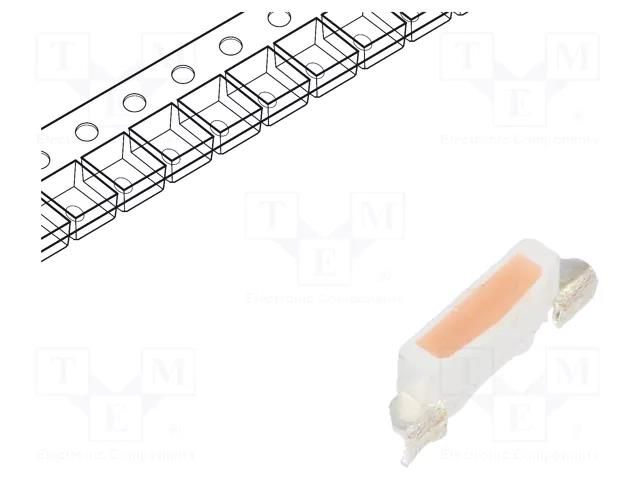 LED; pink; SMD; 4008; 100÷200mcd; 4x0.8x1.4mm; 120°; 20mA; 102mW OPTOSUPPLY OSK54008C1F