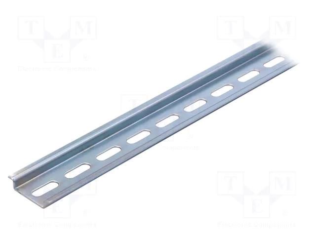 DIN rail; zinc-plated steel; L: 1m; TS35; Profile ht: 7.5mm Profilati Lonatesi ATS35/7.5P-1M