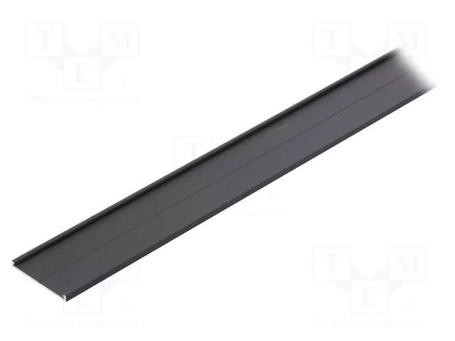 Cover; black; 2m; VARIO30-09; aluminium; anodized; for profiles TOPMET TOP-V3340021