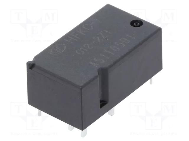 Relay: electromagnetic; SPDT x2; Ucoil: 12VDC; 30A; 550mW; PCB HONGFA RELAY HFKC-T/012-2ZT