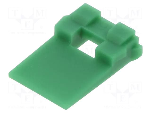 Secondary lock; male; PIN: 2; green; ML-XT MOLEX MX-93447-1003