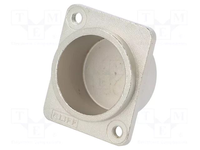 Protection cap; silver; metal; XLR standard; Holes pitch: 19x24mm CLIFF CP30400M3