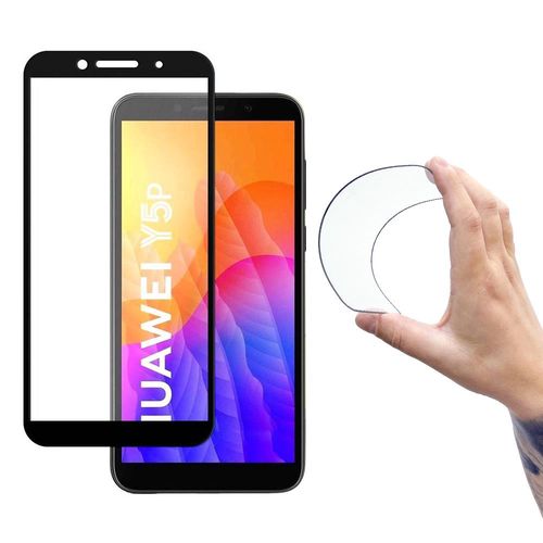 Wozinsky Full Cover Flexi Nano Glass Hybrid Screen Protector with frame for Huawei Y5p black, Wozinsky 5907769315152 5907769315152