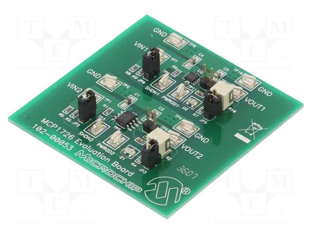 Dev.kit: Microchip; voltage regulator; Components: MCP172 MICROCHIP TECHNOLOGY MCP1726EV