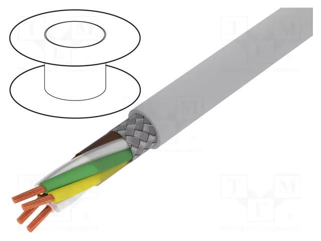 Wire; UNITRONIC® LiYCY (TP); 2x2x1mm2; PVC; grey; 500V; CPR: Eca LAPP LIYCY-TP-2X2X1