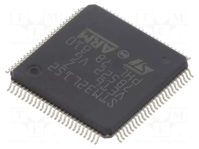 IC: STM32 ARM microcontroller; 32MHz; LQFP100; 1.65÷3.6VDC STMicroelectronics STM32L152VET6