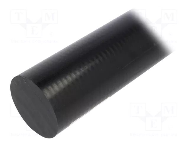 Rod; Ø: 20mm; L: 500mm; black; extruded; Length tolerance: 0; +1mm MITSUBISHI CHEMICAL ADV. MATERIALS 17001292B020050000