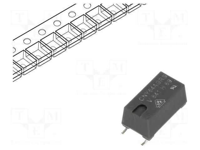 Optocoupler; THT; Ch: 1; OUT: transistor; Uinsul: 8.2kV; Uce: 32V VISHAY CNY64AGRST