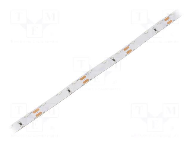 LED tape; white neutral; 335; LED/m: 60; 8mm; IP20; 4.8W/m; 12VDC WISVA OPTOELECTRONICS HH-40KGG-335FWNA