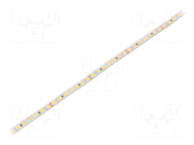 LED tape; white neutral; 2835; LED/m: 168; 5mm; white PCB; IP65 WISVA OPTOELECTRONICS HH-40KVC-2835GWAA