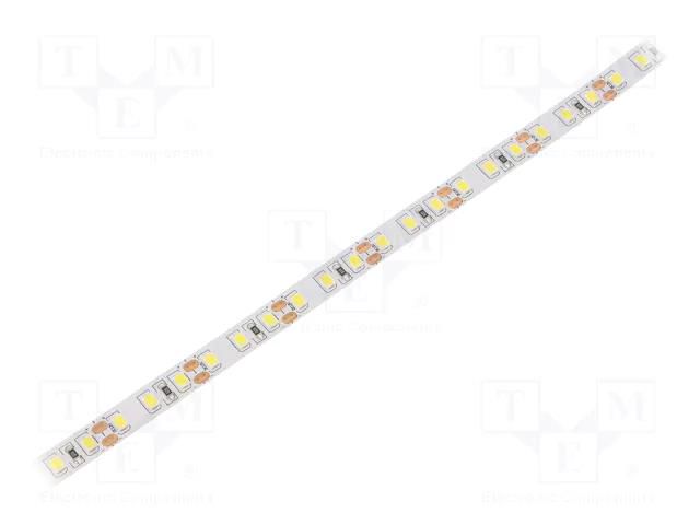 LED tape; white cold; 2835; LED/m: 120; 8mm; white PCB; IP20; 20W/m WISVA OPTOELECTRONICS HH-50KTG-2835FWNA