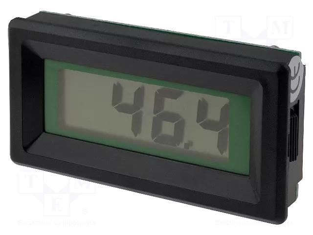 Voltmeter; digital,mounting; 0÷200mV; on panel; snap fastener AXIOMET PAN.UP60351