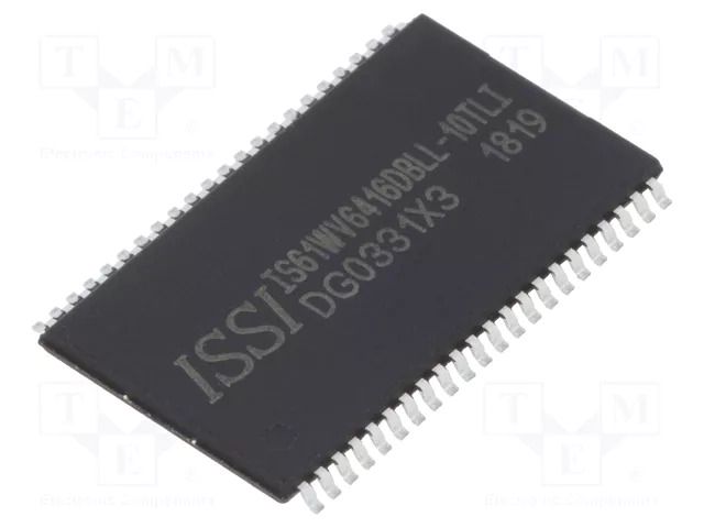 IC: SRAM memory; 1MbSRAM; 64kx16bit; 2.4÷3.6V; 10ns; TSOP44 ISSI 61WV6416DBLL-10TLI